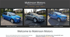 Desktop Screenshot of makinsonmotors.com